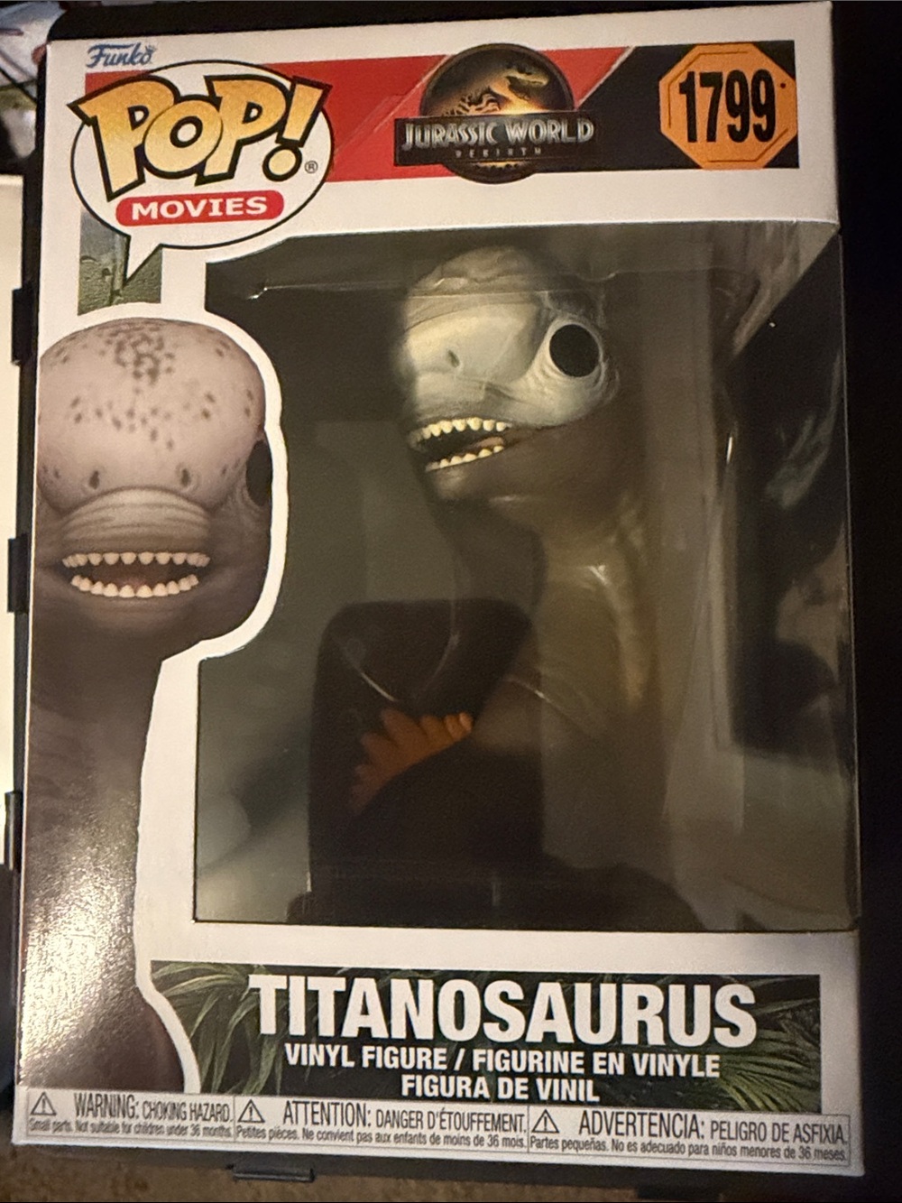 Funko POP! Movies: Jurassic World: Rebirth - Titanosaurus NWT